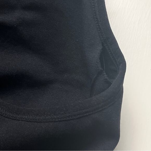 90 Degree By Reflex Athletic Sporty Black Padded Activewear Sports Bra Sz Top L - Picture 5 of 8